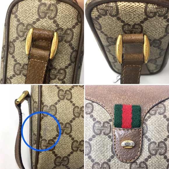 Authentic Gucci brown monogram canvas crossbody - Picture 10 of 16